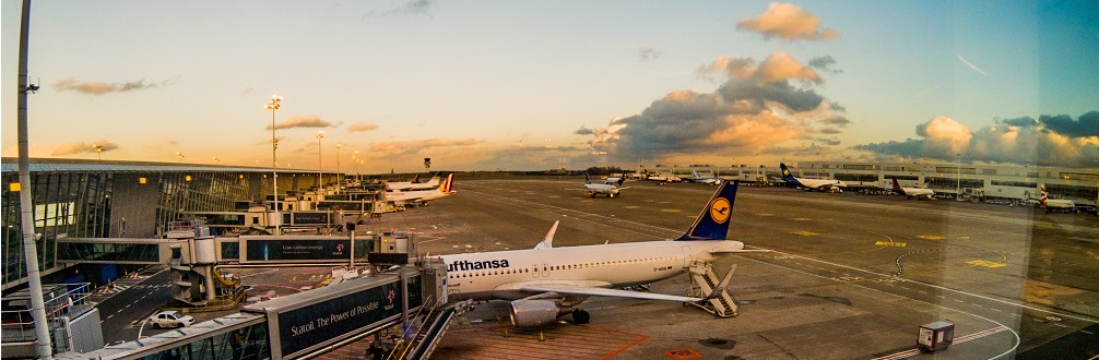 Brussels Airport Overview from Business Lounge The Loft