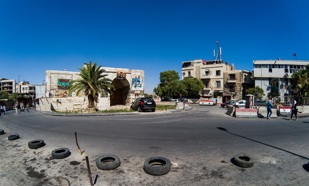 Bab Touma Checkpoint and Square