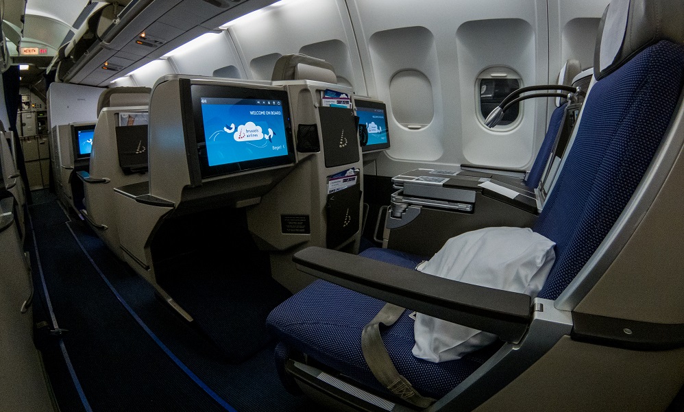 Brussels Airlines Business class A330 Seats