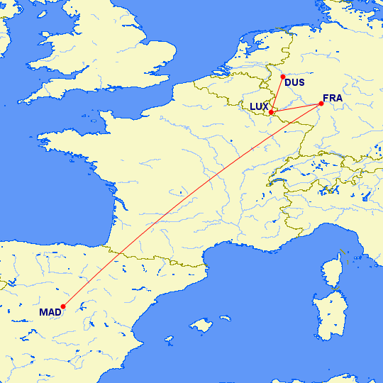 Flight route map private jet experience