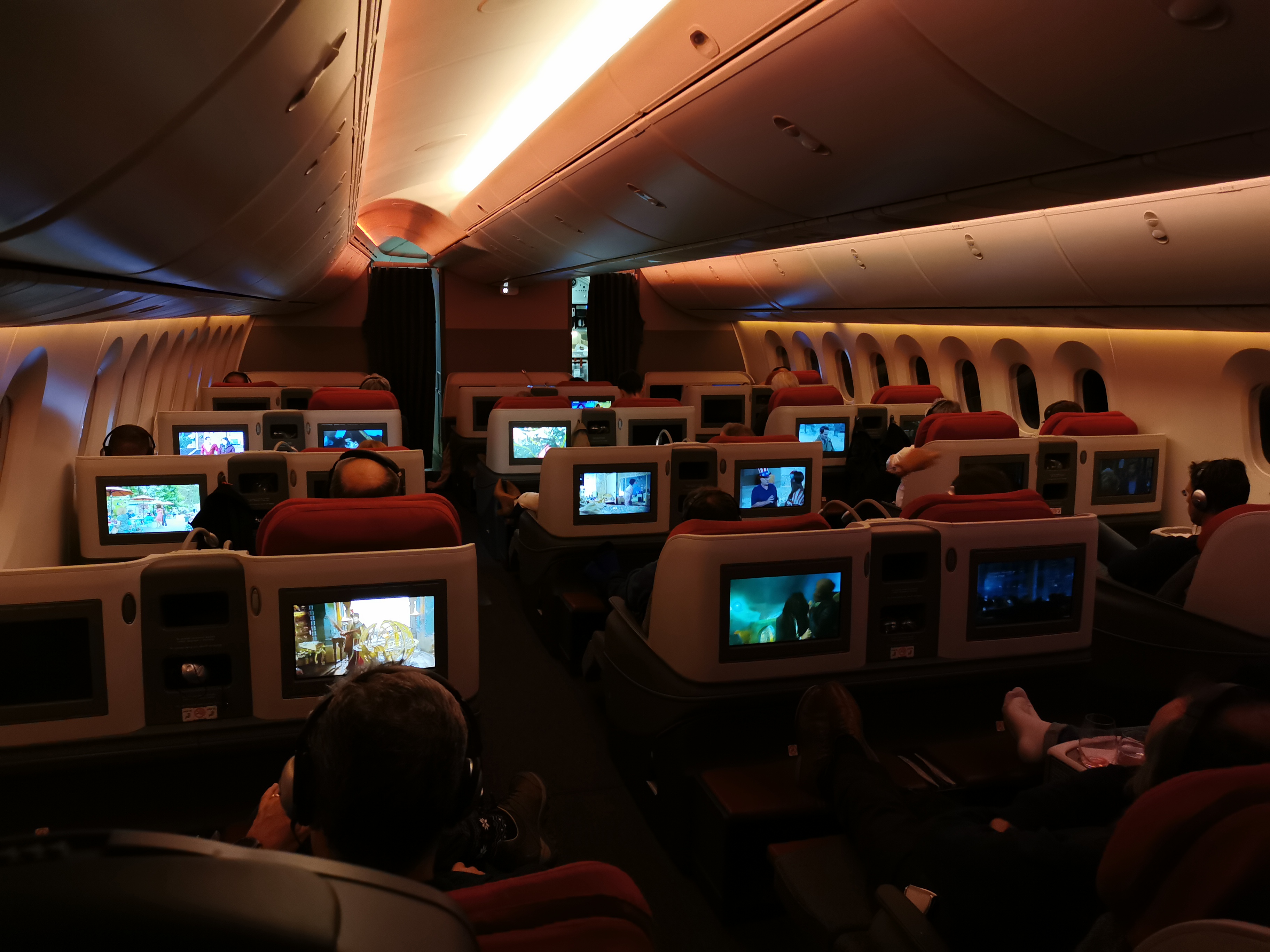 LATAM Business class cabin