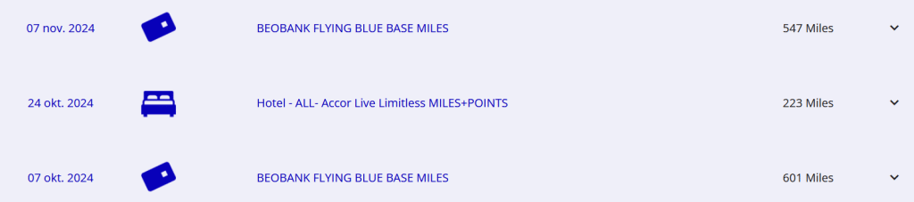 Belgian credit card Beobank flyingblue - accor partnership